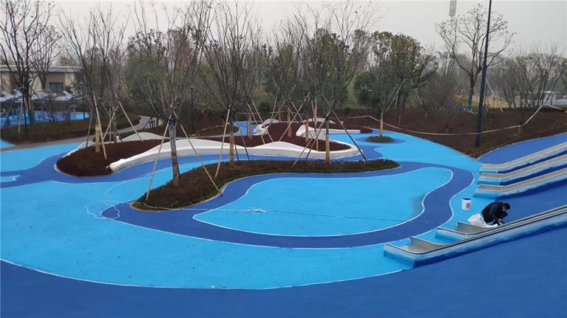 EPDM颗粒地面--江滨公园下傅段