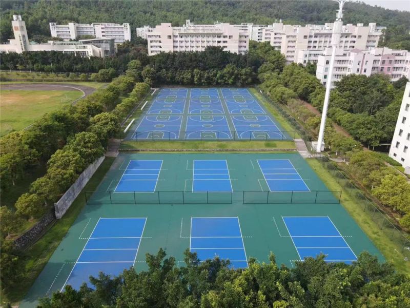 硅PU篮球场--某大学